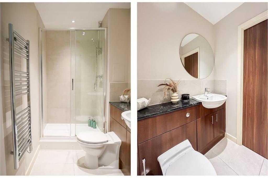 Stylish Urban Sanctuary With Parking Apartment Londra Exterior foto